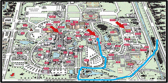 FIU School Lot Map